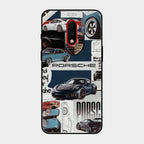 Porsche Group Art Glass Case Cover For Oneplus 7