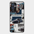 Porsche Group Art Glass Case Cover For Oneplus 9 5G