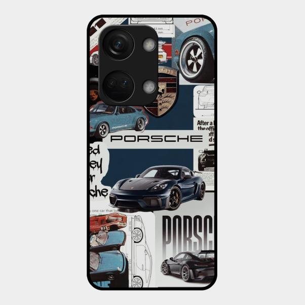 Porsche Group Art Glass Case Cover For Oneplus Nord 3 5G