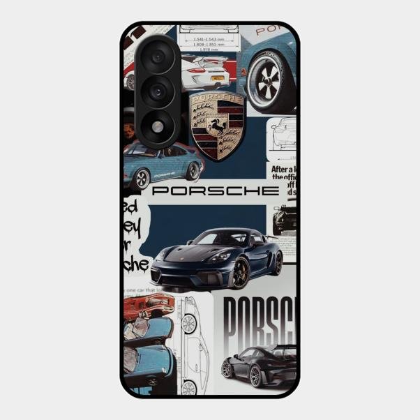 Porsche Group Art Glass Case Cover For Oneplus Nord 5 5G