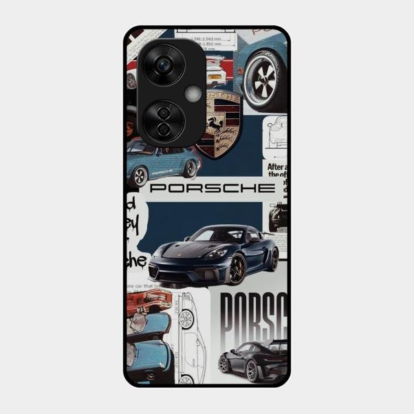 Porsche Group Art Glass Case Cover For Oneplus Nord Ce 3 Lite 5G