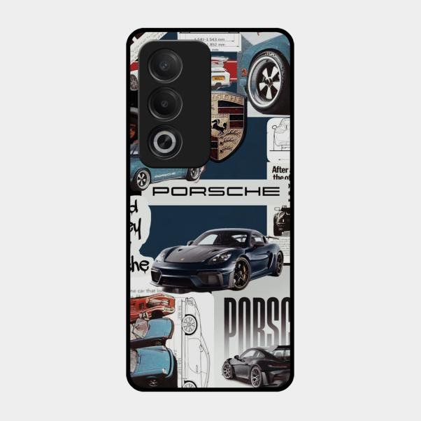 Porsche Group Art Glass Case Cover For Oppo A3 Pro 5G
