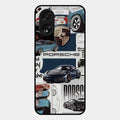 Porsche Group Art Glass Case Cover For Oppo A38