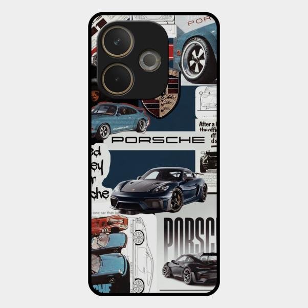 Porsche Group Art Glass Case Cover For Oppo A5 Pro 5G