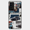 Porsche Group Art Glass Case Cover For Oppo A55