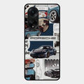 Porsche Group Art Glass Case Cover For Oppo F23 5G