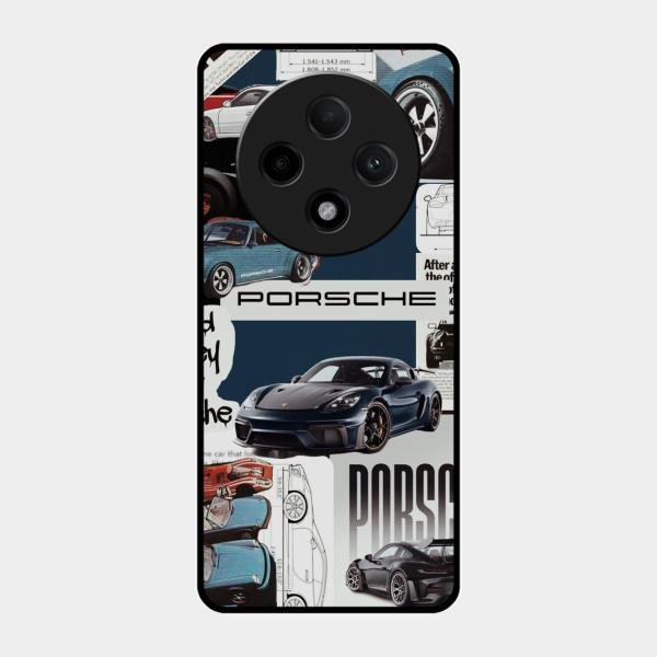 Porsche Group Art Glass Case Cover For Oppo F27 Pro Plus 5G