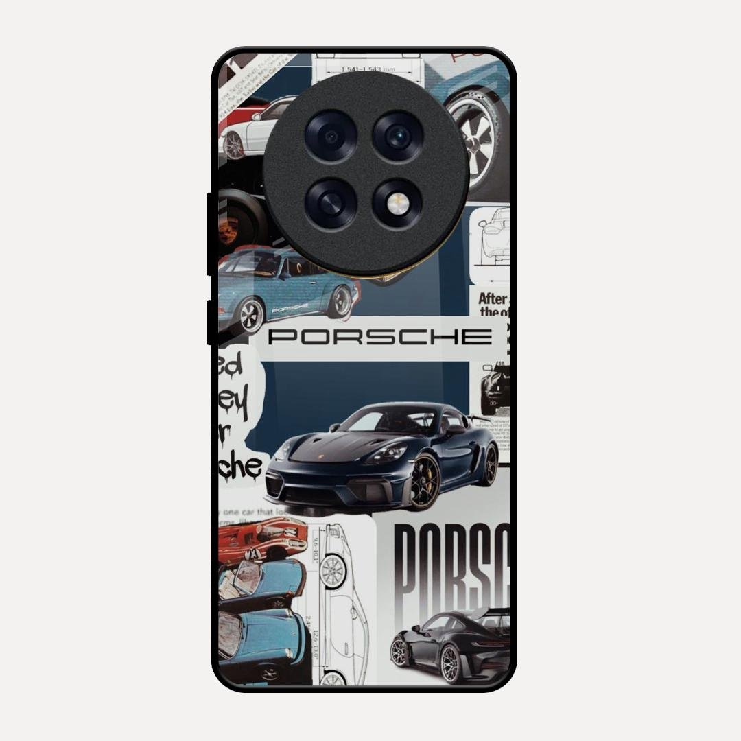 Porsche Group Art Glass Case Cover For Oppo F31 Pro Plus 5G