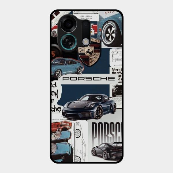 Porsche Group Art Glass Case Cover For Oppo K13 Turbo 5G