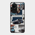 Porsche Group Art Glass Case Cover For Oppo Reno 10 5G