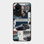 Porsche Group Art Glass Case Cover For Oppo Reno 10 5G