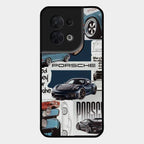 Porsche Group Art Glass Case Cover For Oppo Reno 8 5G