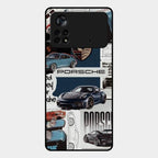 Porsche Group Art Glass Case Cover For Poco X4 Pro 5G