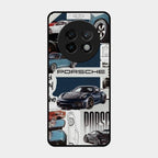 Porsche Group Art Glass Case Cover For Realme 13 Plus 5G