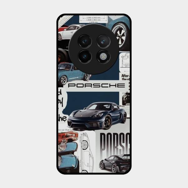 Porsche Group Art Glass Case Cover For Realme 13 Plus 5G