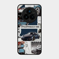 Porsche Group Art Glass Case Cover For Realme 14 Pro 5G