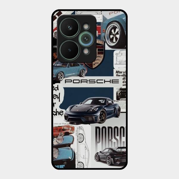 Porsche Group Art Glass Case Cover For Realme 15 Pro 5G