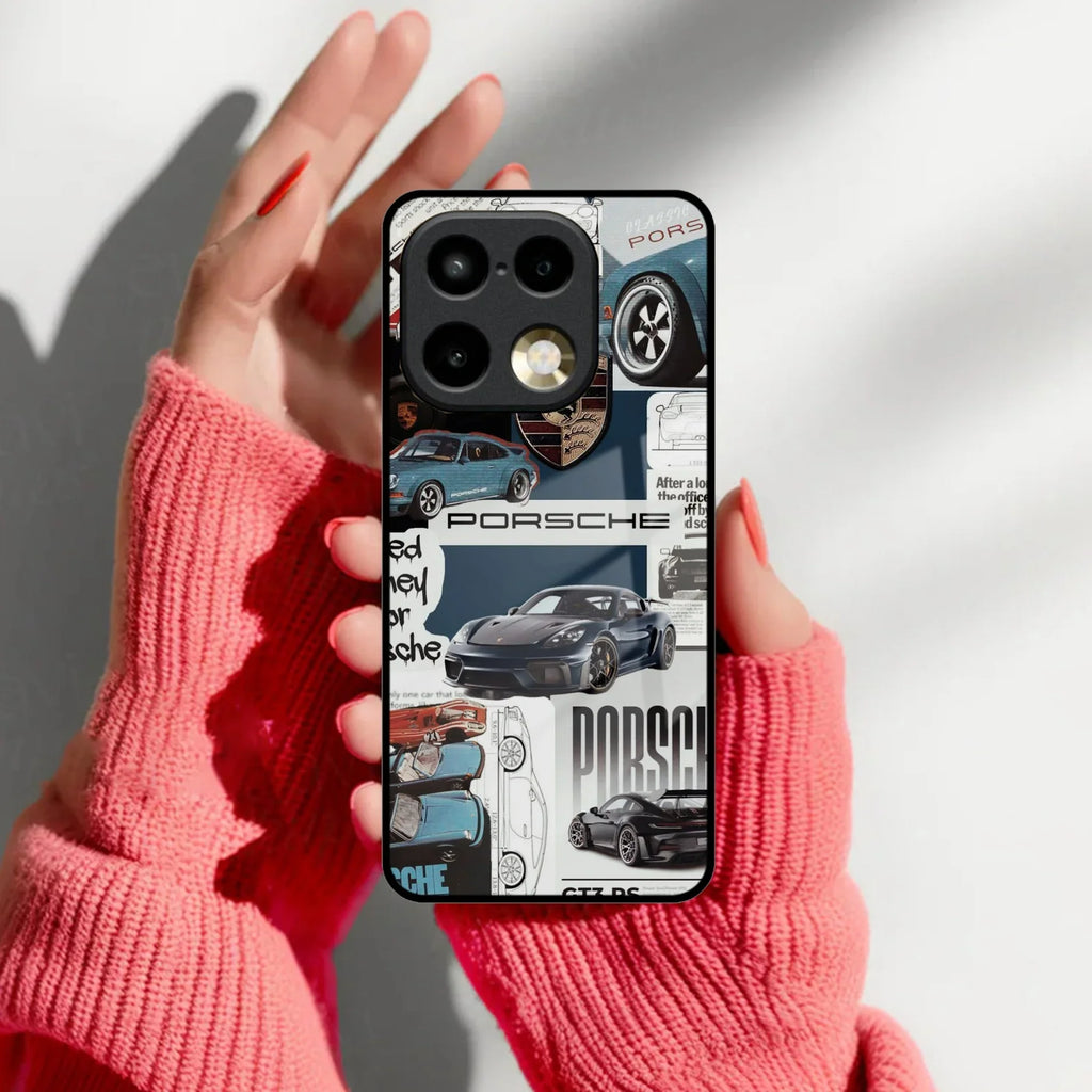 Porsche Group Art Glass Case Cover For Realme 16 Pro Plus 5G