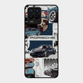 Porsche Group Art Glass Case Cover For Realme 8 Pro