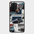 Porsche Group Art Glass Case Cover For Realme 9I 5G
