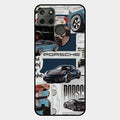 Porsche Group Art Glass Case Cover For Realme C25Y