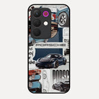 Porsche Group Art Glass Case Cover For Realme C85 5G