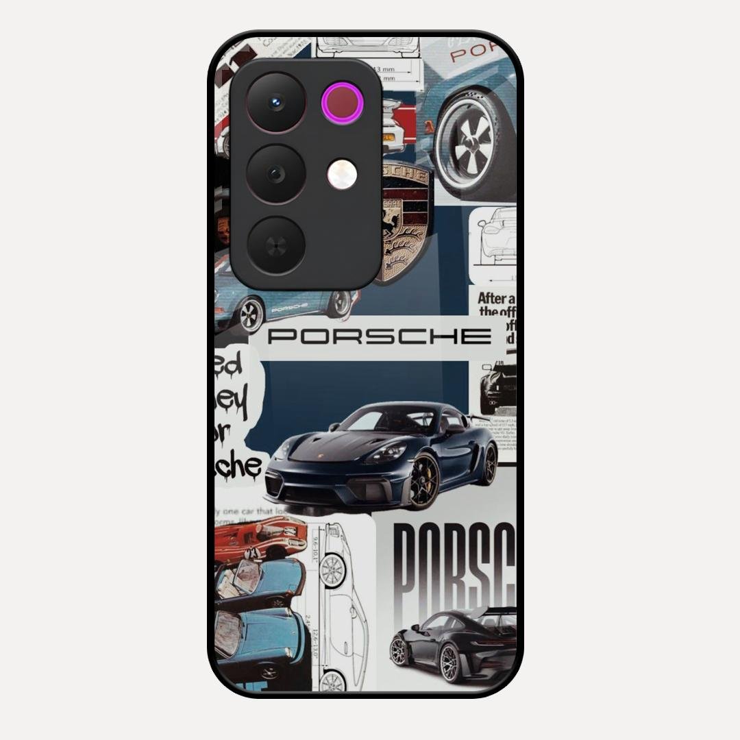 Porsche Group Art Glass Case Cover For Realme C85 5G