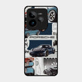 Porsche Group Art Glass Case Cover For Realme Gt 7 Pro