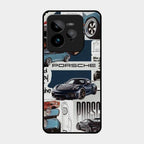 Porsche Group Art Glass Case Cover For Realme Gt 7 Pro