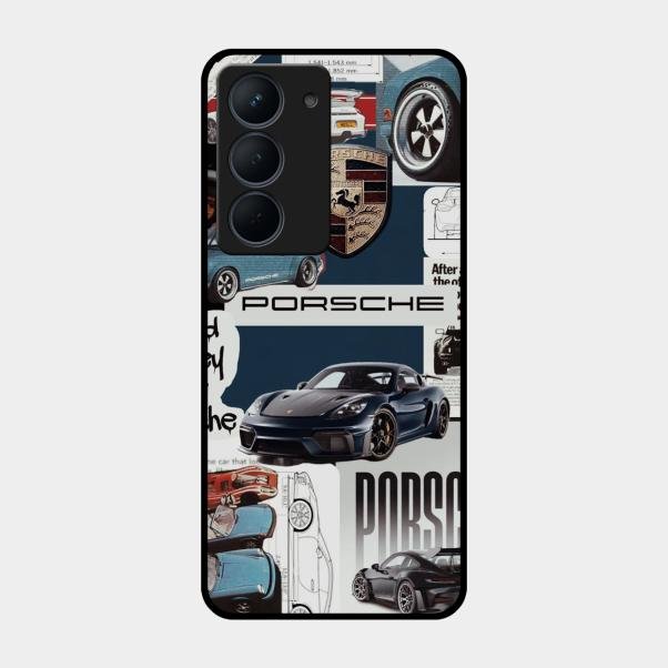 Porsche Group Art Glass Case Cover For Realme Narzo 80X 5G