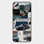 Porsche Group Art Glass Case Cover For Redmi Note 10 Lite