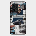 Porsche Group Art Glass Case Cover For Redmi Note 12 Pro 5G