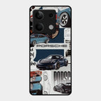Porsche Group Art Glass Case Cover For Redmi Note 13 5G