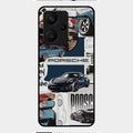Porsche Group Art Glass Case Cover For Redmi Note 13 Pro Plus 5G