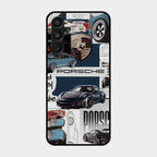 Porsche Group Art Glass Case Cover For Samsung Galaxy A16 5G