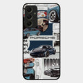 Porsche Group Art Glass Case Cover For Samsung Galaxy A34 5G