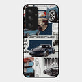 Porsche Group Art Glass Case Cover For Samsung Galaxy A54 5G