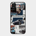 Porsche Group Art Glass Case Cover For Samsung Galaxy F14 5G