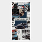 Porsche Group Art Glass Case Cover For Samsung Galaxy M54 5G