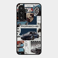 Porsche Group Art Glass Case Cover For Samsung Galaxy F55 5G