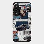Porsche Group Art Glass Case Cover For Samsung Galaxy F56 5G