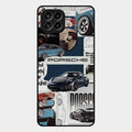 Porsche Group Art Glass Case Cover For Samsung Galaxy M53 5G