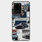 Porsche Group Art Glass Case Cover For Samsung Galaxy S20 Ultra