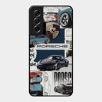 Porsche Group Art Glass Case Cover For Samsung Galaxy S21 Fe 5G