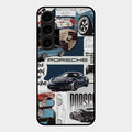 Porsche Group Art Glass Case Cover For Samsung Galaxy S23 5G