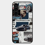 Porsche Group Art Glass Case Cover For Samsung Galaxy S23 Fe 5G