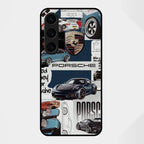 Porsche Group Art Glass Case Cover For Samsung Galaxy S25 FE 5G