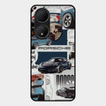 Porsche Group Art Glass Case Cover For Vivo T2 5G