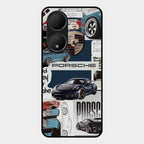 Porsche Group Art Glass Case Cover For Vivo T2 5G