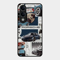 Porsche Group Art Glass Case Cover For Vivo T4 Lite 5G